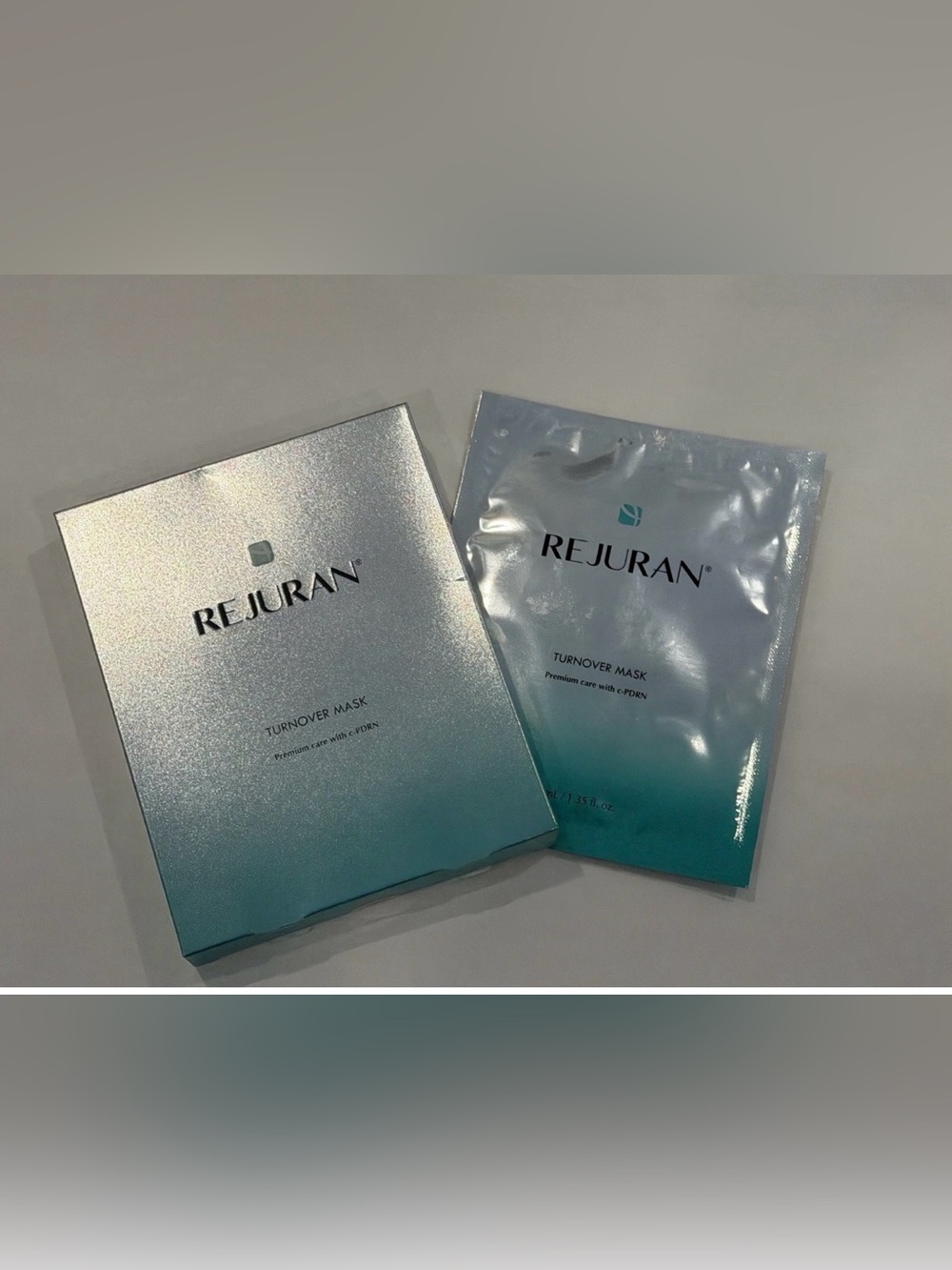 REJURAN Turnover Mask, c-PDRN® Face Mask, 5ea x 1.35 fl oz + 1 (6 total masks)